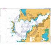 British Admiralty Nautical Chart  1730: Ria de Vigo